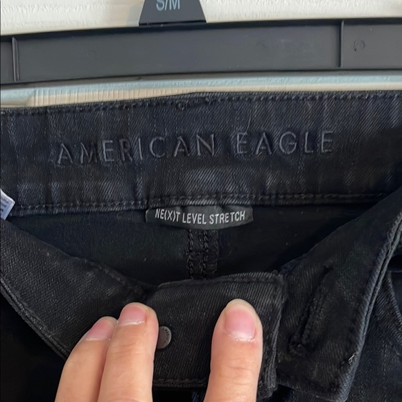 American Eagle Outfitters Women's Black Skinny Jeans - Picture 2 of 5